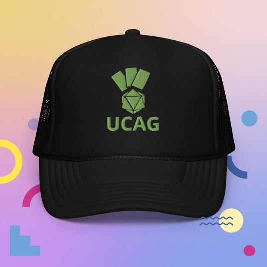 UCAG Simple Logo Foam trucker hat