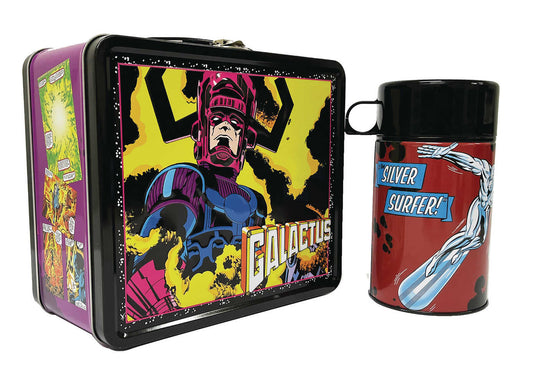 Tin Titans Marvel Galactus Previews Exclusive Lunchbox & Bev Container