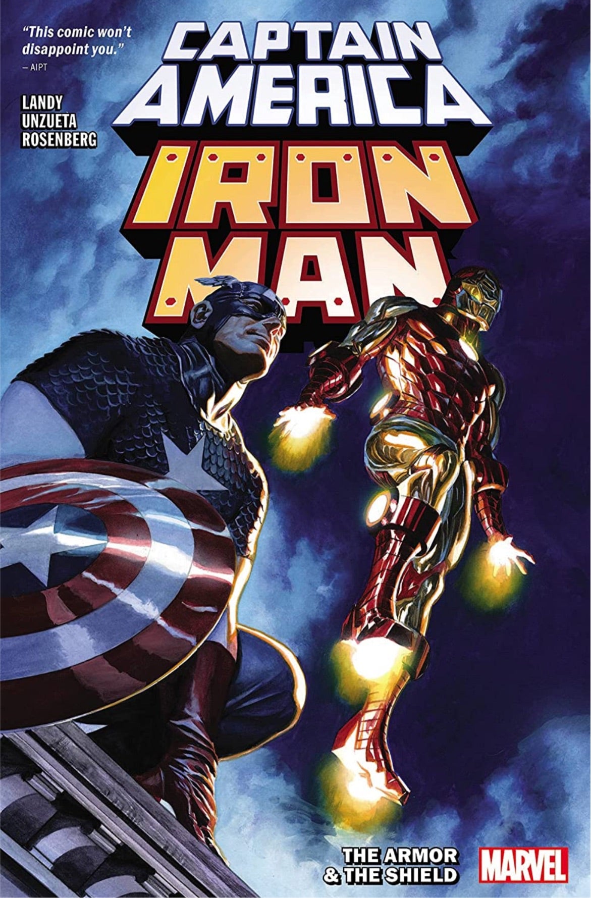 Captain America Iron Man TPB Armor and Shield